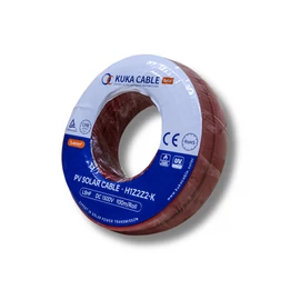 Solar kábel 4mm2 piros 100m (KUKA CABLE)