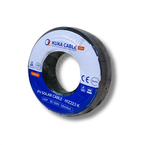 Solar kábel 4mm2 fekete 100m (KUKA CABLE)