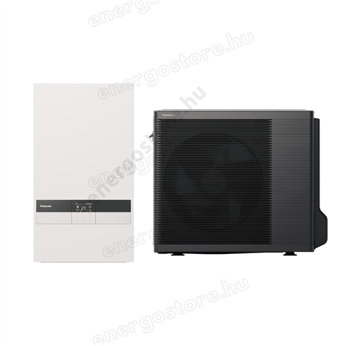 Panasonic Aquarea High Performance Bi‑bloc K Generációs hőszivattyú szett, 1 fázisú 9 kW (KIT-WC09K3E5) [WH-SDC0309K3E5/WH-UDZ09KE5]