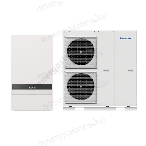 Panasonic Aquarea T‑CAP Bi‑bloc H Generációs hőszivattyú szett, 3 fázisú 12 kW (KIT-WQC12H9E8) [WH-SQC12H9E8/WH-UQ12HE8]