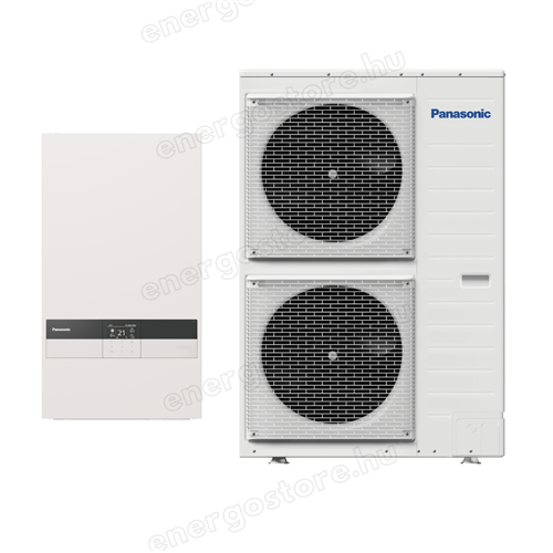 Panasonic Aquarea T‑CAP Bi‑bloc H Generációs hőszivattyú szett, 3 fázisú  9 kW (KIT-WXC09H3E8) [WH-SXC09H3E8/WH-UX09HE8]