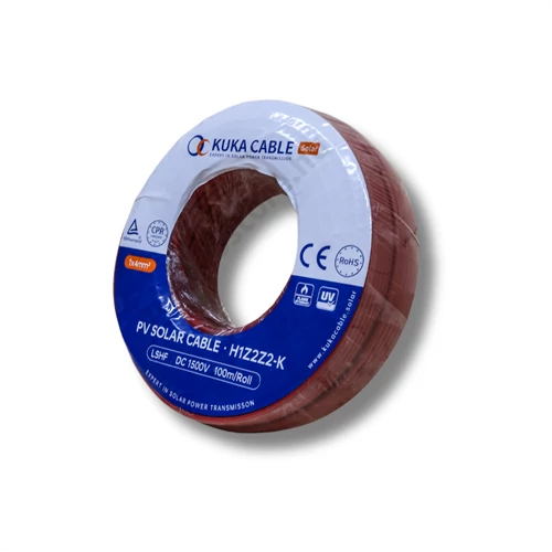 Solar kábel 4mm2 piros 100m (KUKA CABLE)