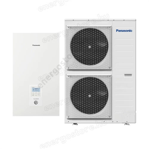 Panasonic Aquarea T‑CAP Bi‑bloc H Generációs hőszivattyú szett, 3 fázisú, 16 kW (KIT-WXC16H9E8) [WH-SXC16H9E8/WH-UX16HE8]