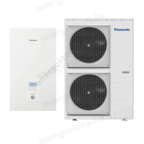 Panasonic Aquarea High Performance Bi‑bloc H Generációs hőszivattyú szett, 1 fázisú 12 kW (KIT-WC12H6E5) [WH-SDC12H6E5/WH-UD12HE5]