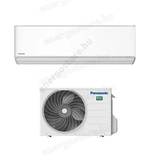 Panasonic 2,5 kW oldalfali split klíma ETHEREA inverteres • R32 (fehér)