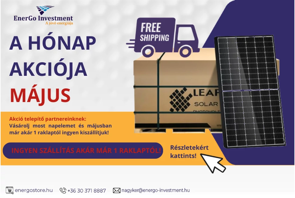Hónap akcioja MÁJUS