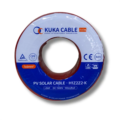 Solar cable 6mm² red 100m (KUKA CABLE)