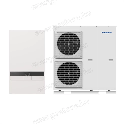 Panasonic Aquarea T‑CAP Bi‑bloc H Generációs hőszivattyú szett, 3 fázisú 12 kW (KIT-WQC12H9E8) [WH-SQC12H9E8/WH-UQ12HE8]